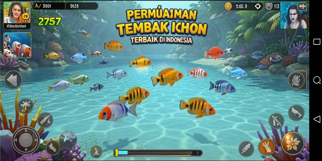 Tampilan seru gameplay Tembak Ikan di 2757.