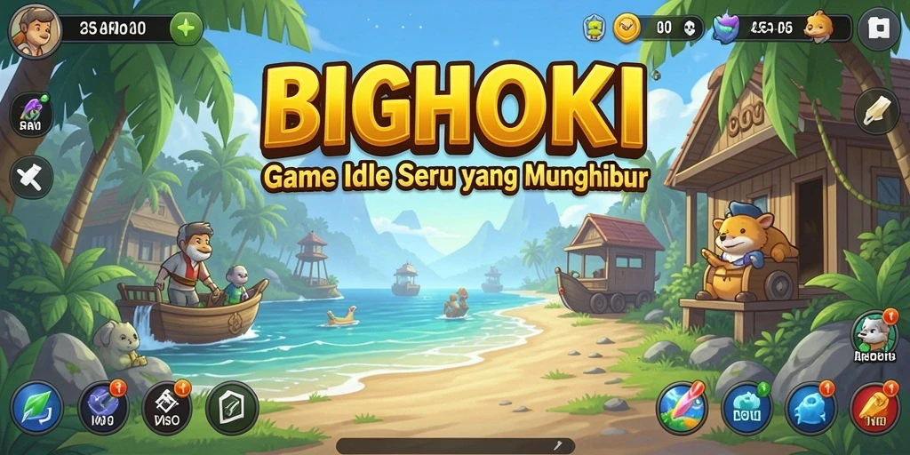 Gameplay BIGHOKI yang menarik dan interaktif.