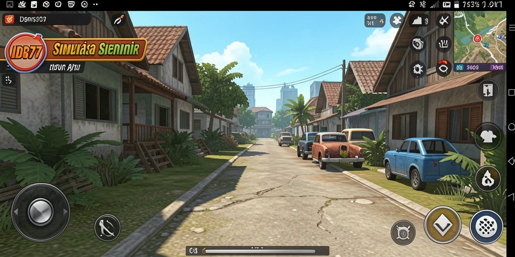 Tampilan utama gameplay IDR77 yang menampilkan elemen simulasi.