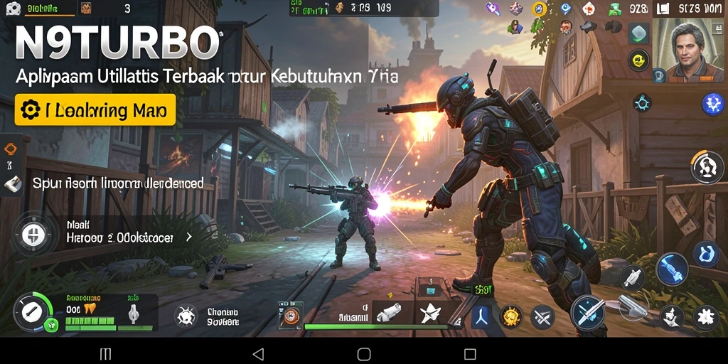 Tampilan antarmuka N9TURBO yang modern dan intuitif untuk pengguna Utility.