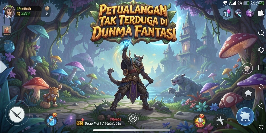 Tampilan gameplay OLX17 yang mendebarkan dalam aksi petualangan.