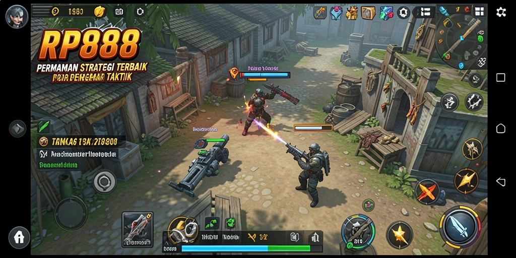 Screenshot gameplay RP888 menampilkan strategi dan taktik yang mendebarkan.