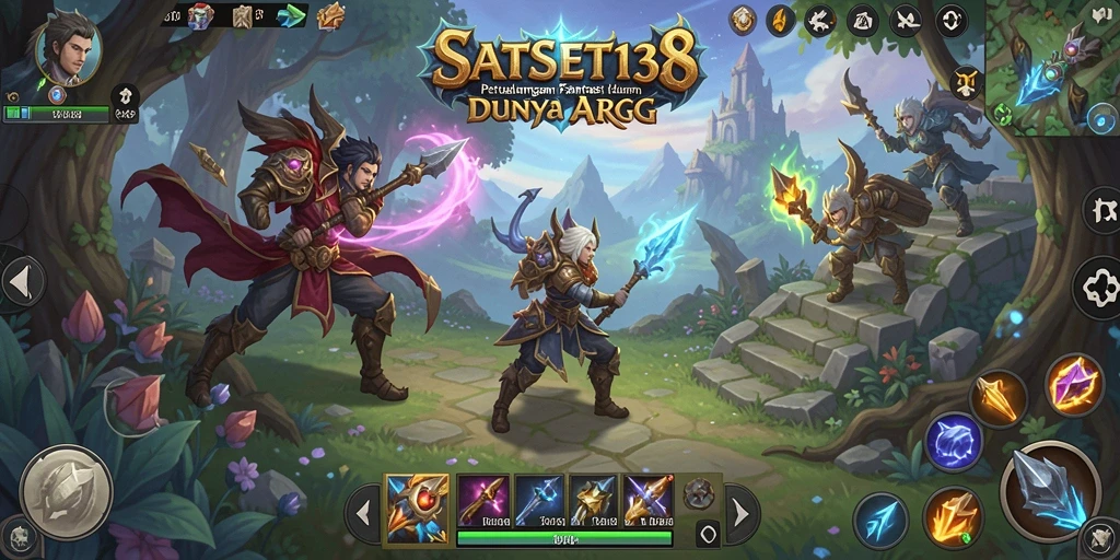 Gameplay seru menunjukkan pertarungan epik dalam SATSET138.