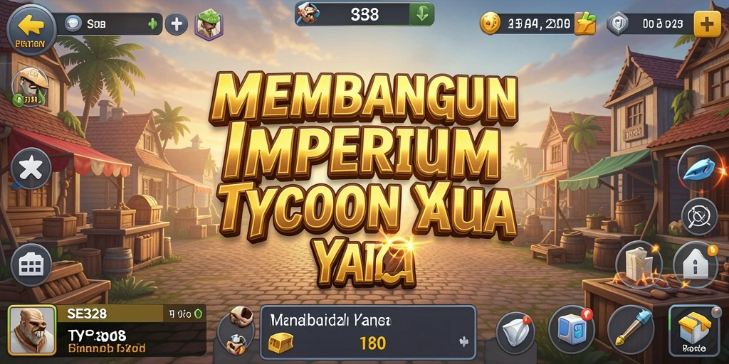 Menampilkan gameplay Tycoon yang menarik dan penuh strategi.