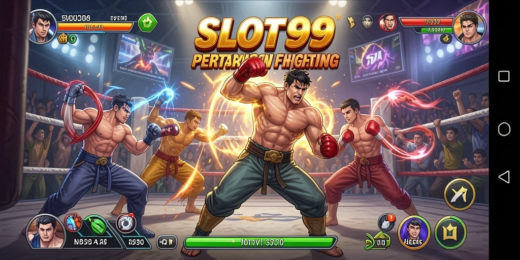 Tangkap aksi menegangkan dalam permainan Fighting SLOT99.