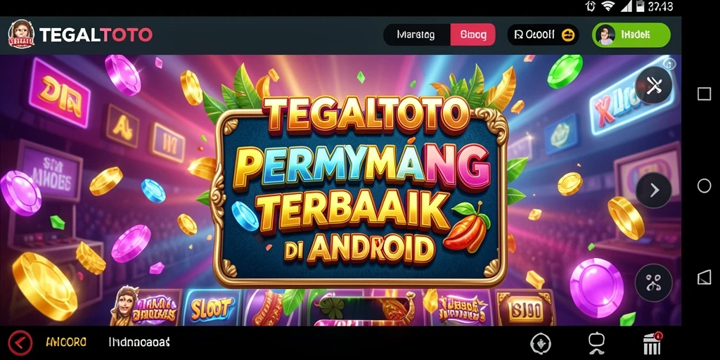 Gameplay TEGALTOTO dengan tampilan mesin Slot yang menarik.